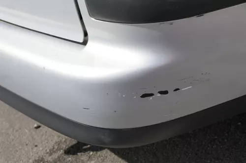 VW Sharan Alhambra 7M Stoßstange hinten Heckstoßstange silber LB7Z ab Bj. 2000  (140716)