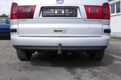 VW Sharan Alhambra 7M Stoßstange hinten Heckstoßstange silber LB7Z ab Bj. 2000