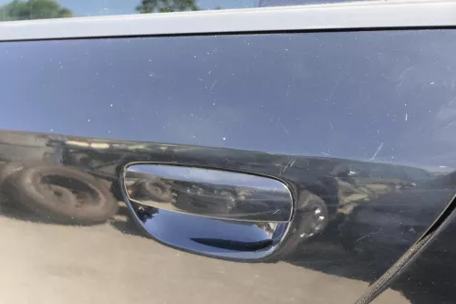 Audi A4 B6 8E nur Türblatt Tür hinten links schwarz LY9B Kombi+Limo (140767)