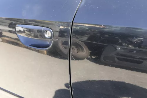Audi A4 B6 8E nur Türblatt Tür hinten links schwarz LY9B Kombi+Limo (140767)