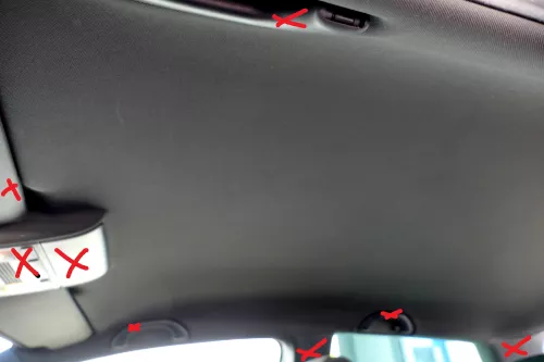 VW Polo 9N3 9N Himmel Innenraum Decke Dachhimmel Dach schwarz 2/3 Türer GT GTI
