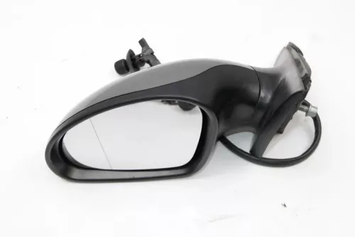 Seat Ibiza 6L mechanischer mechanis manuell Spiegel Außenspiegel links grau LS7U