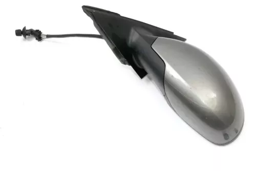 Seat Ibiza 6L mechanischer mechanis manuell Spiegel Außenspiegel links grau LS7U (141008)