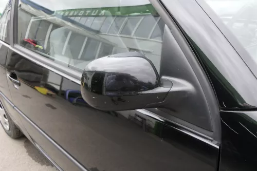 VW Lupo Arosa manueller Spiegel Außenspiegel rechts schwarz L041 uni mechanisch (141209)