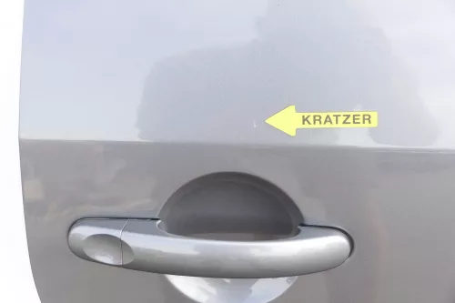 VW Touran 1T 1T3 Tür hinten rechts grau LD7X Platinum grey  (141618)