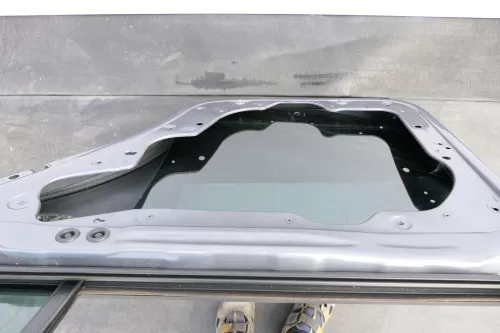 VW Touran 1T 1T3 Tür hinten rechts grau LD7X Platinum grey  (141618)