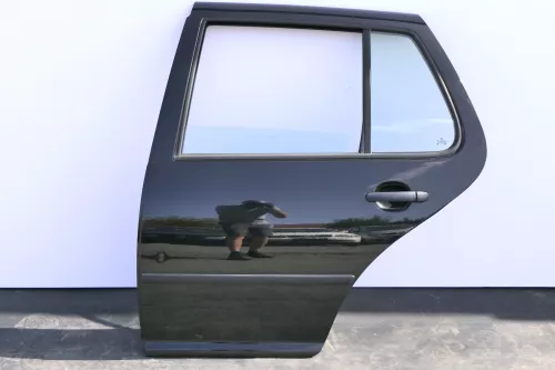 VW Golf 4 Limousine Limo Tür hinten links schwarz LC9Z metallic met (KEINkombi)  (141684)