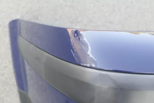 VW Passat 3B 3B5 Kombi Stoßstange hinten Heckstoßstange Stoßfänger blau LA5E (141695)