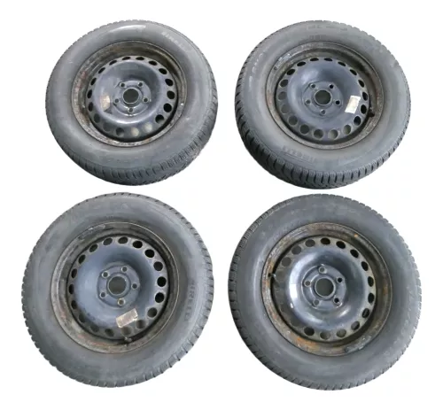 VW Golf 6 Touran 1T 195/65 R15 91T Winterreifen M+S Felgen Reifen M&S 2x8mm 2x5m