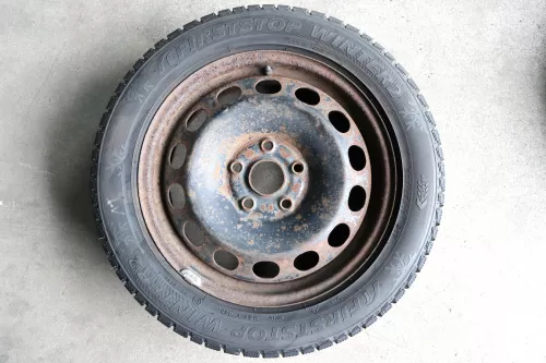 VW Passat 3C Golf Reifen Winterrreifen M&S 205/55 R16 91H Felgen ca. 7mm (141786)