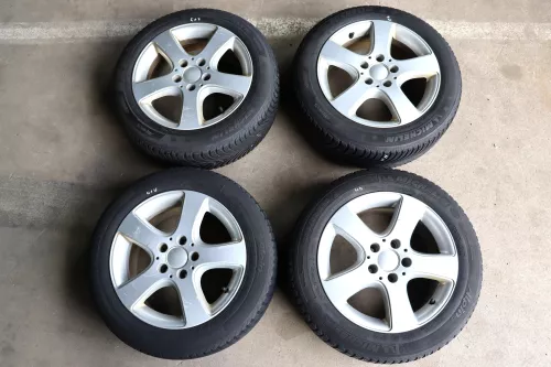 Audi A4 8K B8 Alufelgen Felgen Reifen 205/55 R16 91T M&S Winterreifen Borbet