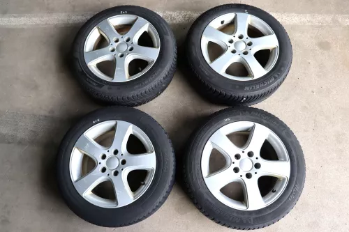 Audi A4 8K B8 Alufelgen Felgen Reifen 205/55 R16 91T M&S Winterreifen Borbet (142063)