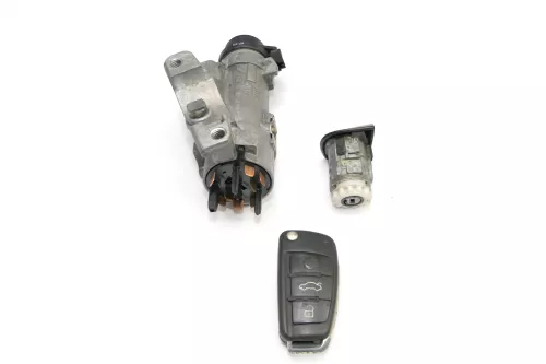 Audi A4 B7 8E Schloßsystem Türschloß mit 1x Schlüssel Schloß Zündschloß (142373)
