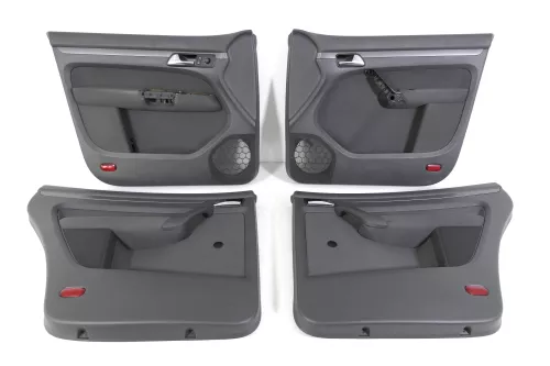 VW Touran 4x Türverkleidung Verkleidung Tür vorne +hinten links anthrazit 142666 (142666)