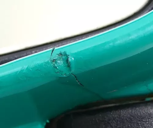 VW Polo 6N elektrischer Spiegel Außenspiegel links außen grün LD6D pistazie (143107)