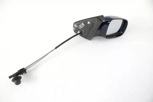 VW Golf 4 Bora manueller Spiegel vorne rechts Außenspiegel blau LB5N (143123)