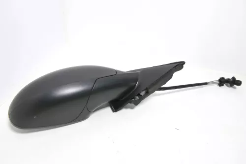 Seat Ibiza 6L mechanischer manuell Spiegel Außenspiegel rechts schwarz matt blac (143198)