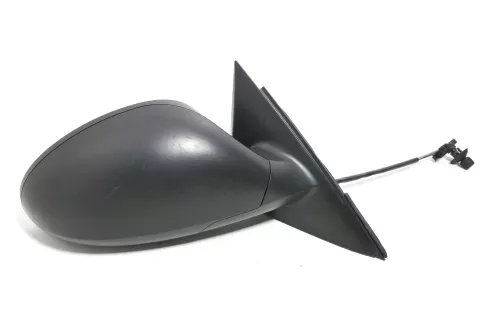 Seat Ibiza 6L mechanischer manuell Spiegel Außenspiegel rechts schwarz matt blac (143198)