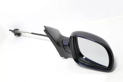 VW Golf 4 Bora manueller Spiegel vorne rechts Außenspiegel blau LC5H