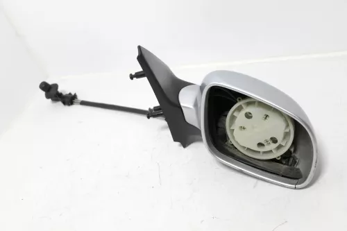 VW Polo 6N2 manueller Spiegel Außenspiegel rechts außen silber LA7W