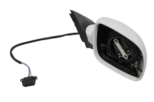 VW Passat 3BG 3B elektrischer Spiegel Außenspiegel rechts weiß LB9A