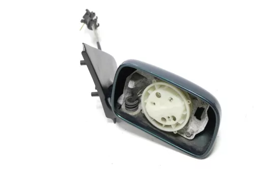 VW Polo 6N manueller mechanischer Spiegel Außenspiegel rechts grün LC6P (143386)