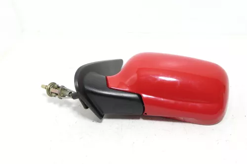 VW Polo Kombi manueller Spiegel vorne links rot (LP3G?) (Aufnahme vergleichen!) (143397)