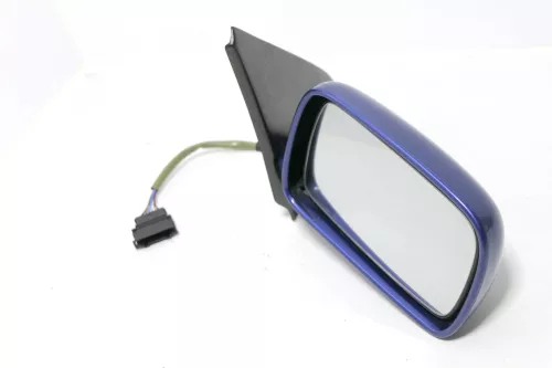 VW Polo 6N elektrischer Spiegel Außenspiegel rechts außen mit Glas blau LR5V