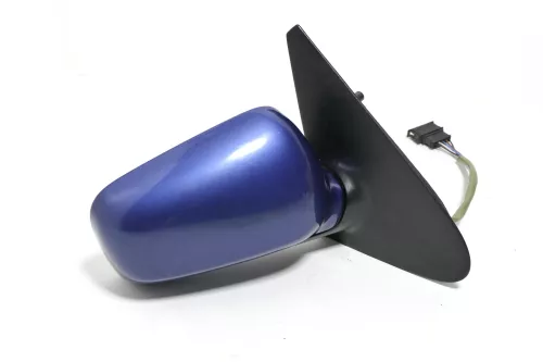 VW Polo 6N elektrischer Spiegel Außenspiegel rechts außen mit Glas blau LR5V (143431)