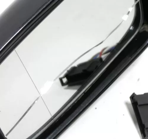 VW Polo 6N elektrischer Spiegel Außenspiegel links außen mit Glas schwarz LC9Z b (143444)