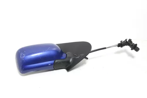 VW Polo 6N manueller manuell Spiegel Außenspiegel rechts blau LR5V & Glas (143453)