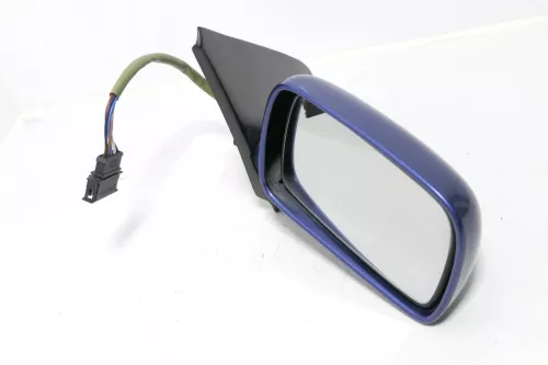 VW Polo 6N elektrischer elektrisch Spiegel Außenspiegel rechts blau LR5V + Glas