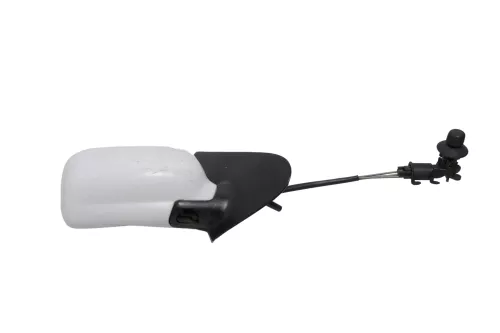 VW Polo 6N manueller manuell Spiegel Außenspiegel rechts weiß LB9A & Glas (143458)