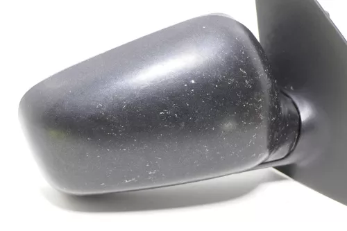 VW Polo 6N manueller manuell Spiegel Außenspiegel rechts schwarz und Glas (143459)