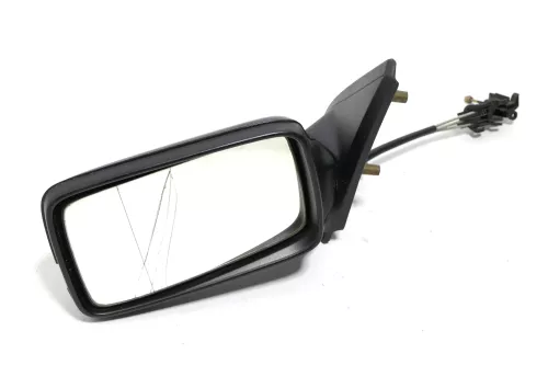 VW Golf 3 Vento manueller Spiegel Außenspiegel links + Glas schwarz L041 DEFEKT