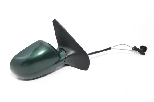 VW Golf 4 Bora manueller Spiegel rechts Außenspiegel mit Glas Grün LC6M mechanis (143512)