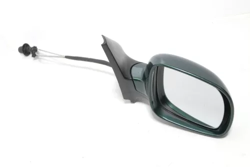 VW Golf 4 Bora manueller Spiegel rechts Außenspiegel mit Glas Grün LC6M mechanis