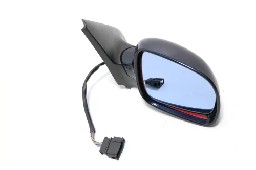 VW Golf 4 Bora elektrischer Spiegel vorne rechts Außenspiegel blau LC5H + Glas