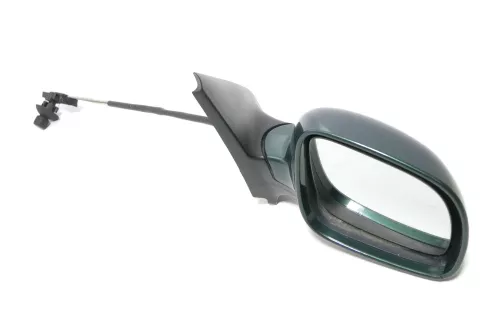 VW Golf 4 Bora manueller Spiegel vorne rechts Außenspiegel grün LC6M mit Glas