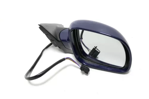 VW Passat 3B 3BG elektrischer Spiegel Außenspiegel rechts Glas blau dunkelblau
