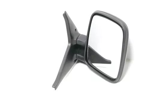 VW T4 mechanisch Spiegel Außenspiegel rechts Glas schwarz 701857508 origi matt