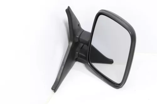 VW T4 mechanisch Spiegel Außenspiegel rechts Glas schwarz 701857508 origi matt k