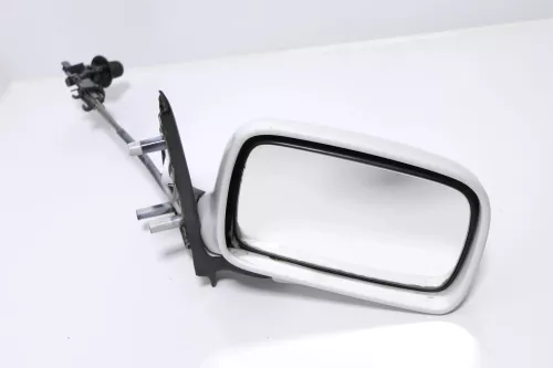 VW Polo 6N manueller manuell Spiegel Außenspiegel rechts weiß LB9A mit Glas