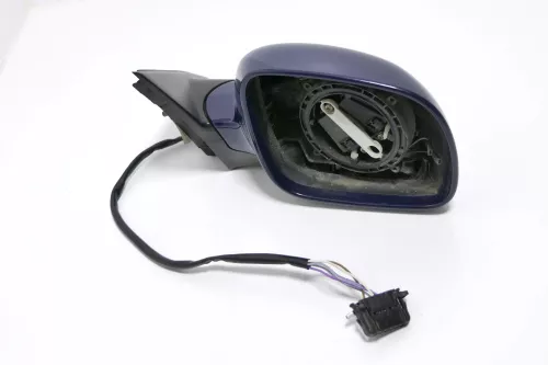 VW Passat 3B 3BG elektrischer Spiegel Außenspiegel rechts + Glas blau LA5E ohne