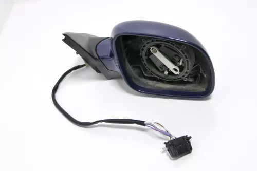 VW Passat 3B 3BG elektrischer Spiegel Außenspiegel rechts + Glas blau LA5E ohne (143666)