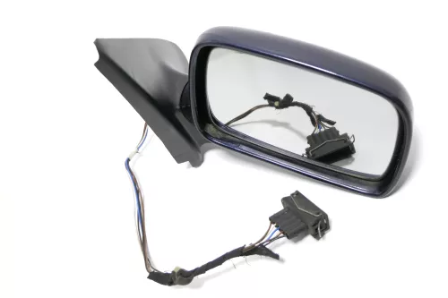 VW Polo Kombi elektrisch Spiegel vorne rechts Außenspiegel blau LN5Y w bisBj1999