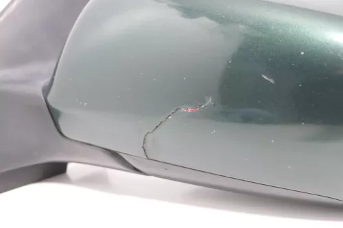 Audi A6 4B Spiegel Außenspiegel links elektrisch grün LZ6H mit GLAS - Mängel (143727)