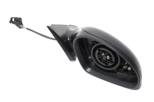 Seat Ibiza 6L mechanischer manuell Spiegel Außenspiegel rechts schwarz matt ohne