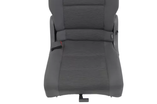 VW Touran Sitz hinten links (hinter Fahrersitz) Rücksitz anthrazit I Isofix d (143767)