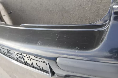 VW Golf 4 Limousine Stoßstange hinten Heckstoßstange Stoßfänger schwarz L041   2 (143928)